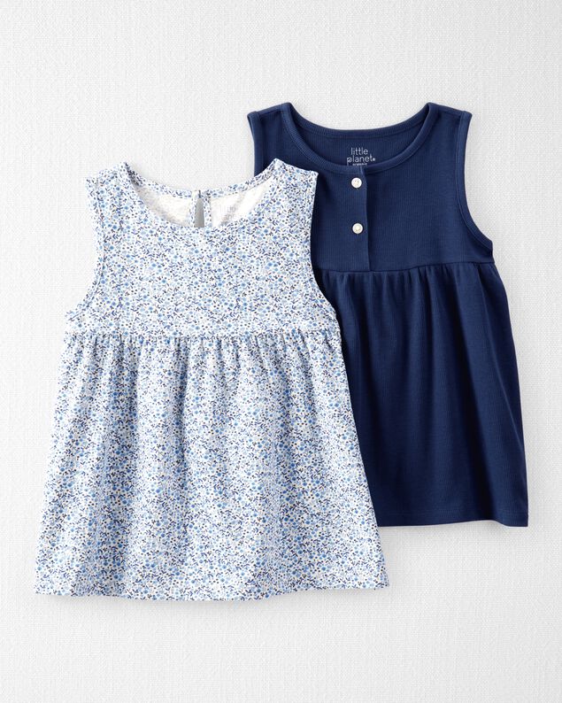 Product image 1 of Kid 2-Pack Organic Cotton Knit Tanks