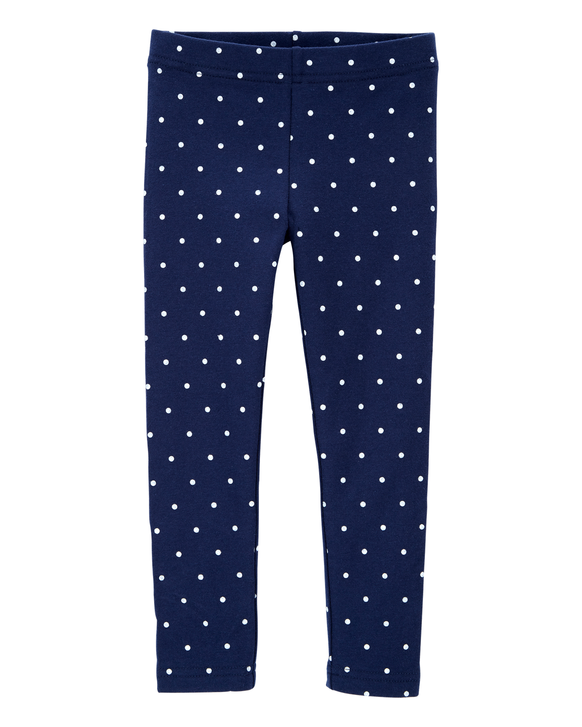 Babyhug Cotton Lycra Full Length Polka Dots & Solid Leggings Pack of 3 - Multicolour