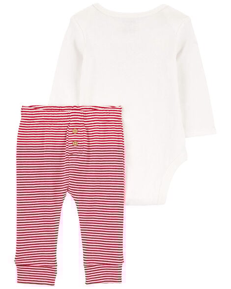  Product image 3 of Baby 2-Piece My First Valentine's Day Bodysuit Pant Set