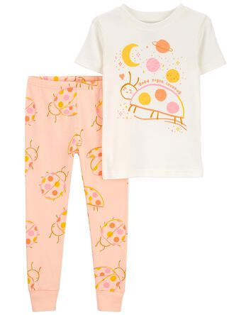 Toddler 2-Piece Ladybug 100% Snug Fit Cotton Pajamas