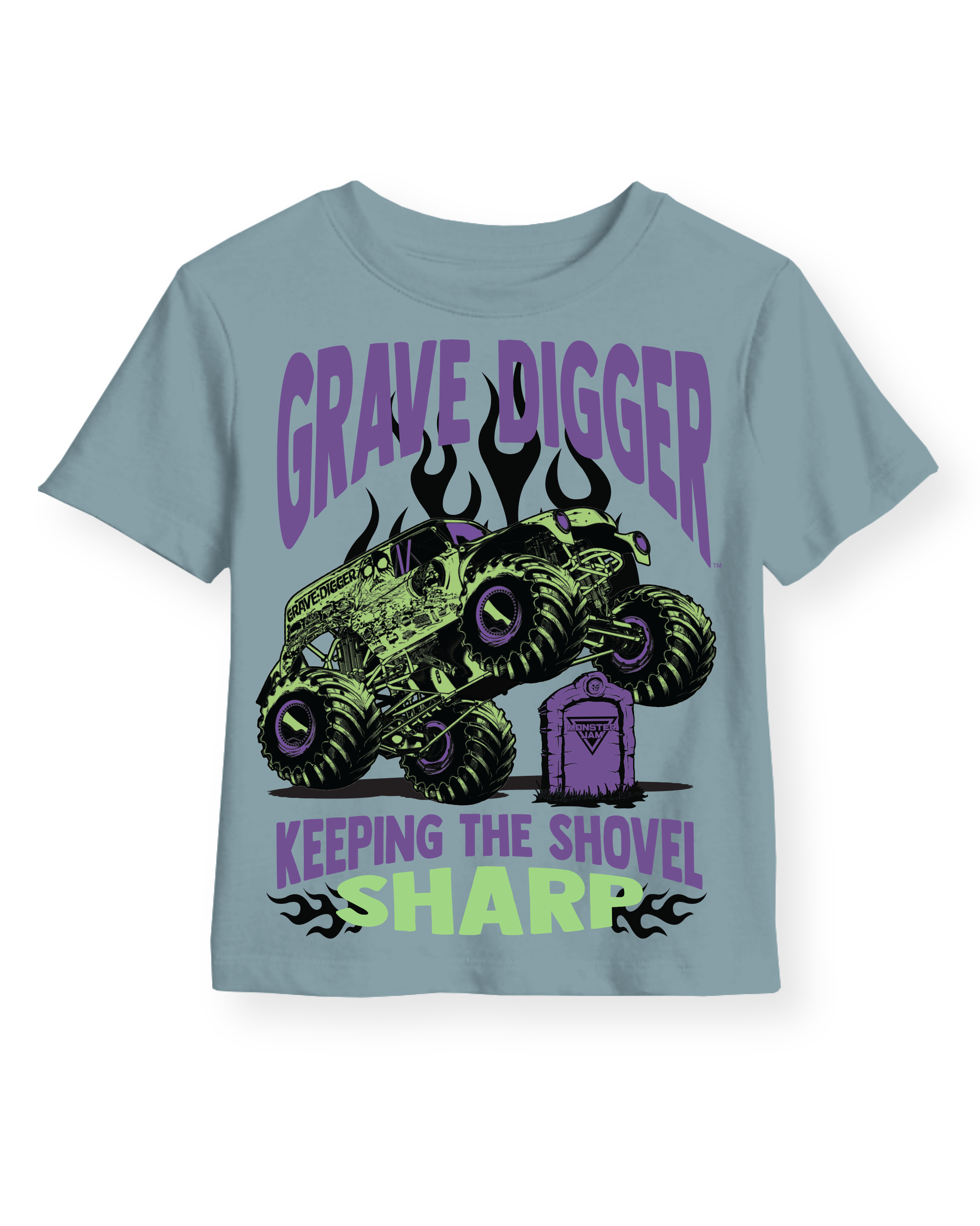 Toddler Boy Monster Jam™ Grave Digger Short-Sleeve Graphic Tee - Blue