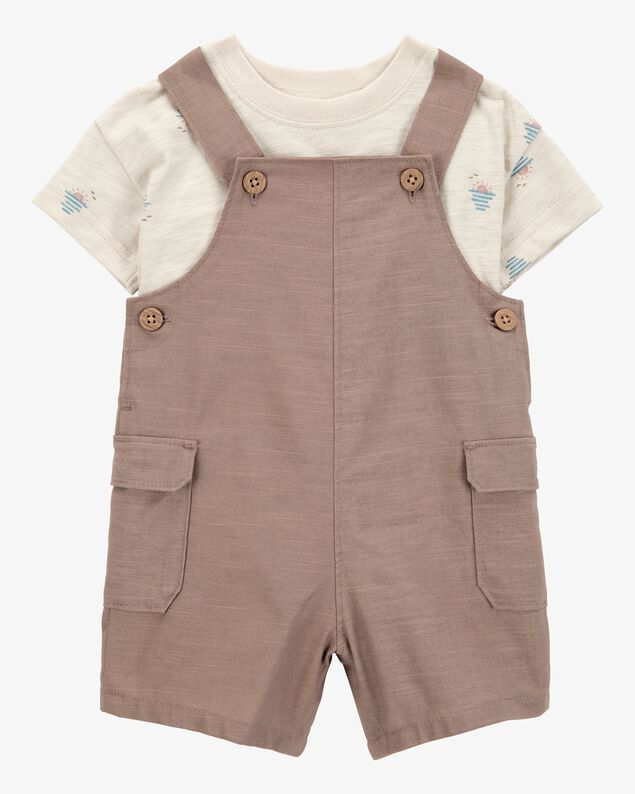 Product image 1 of Baby 2-Piece Sunset Tee & Shortall Set