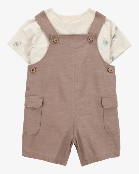 Product image 1 of Baby 2-Piece Sunset Tee & Shortall Set