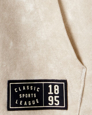 Product image 2 of Boys French Terry Acid Wash Hoodie - Ivory