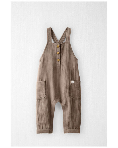 Taupe Boys Overalls & T-Shirt Taupe Boys Overalls & T-Shirt