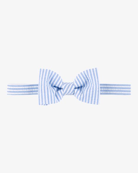  Product image 1 of Seersucker Bow Tie - Blue