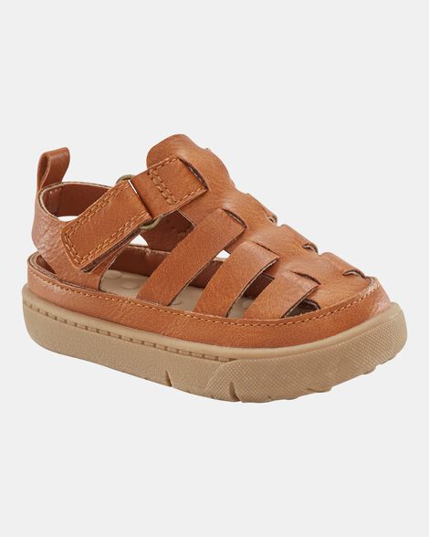 baby every step® first walker fisherman sandals - brown