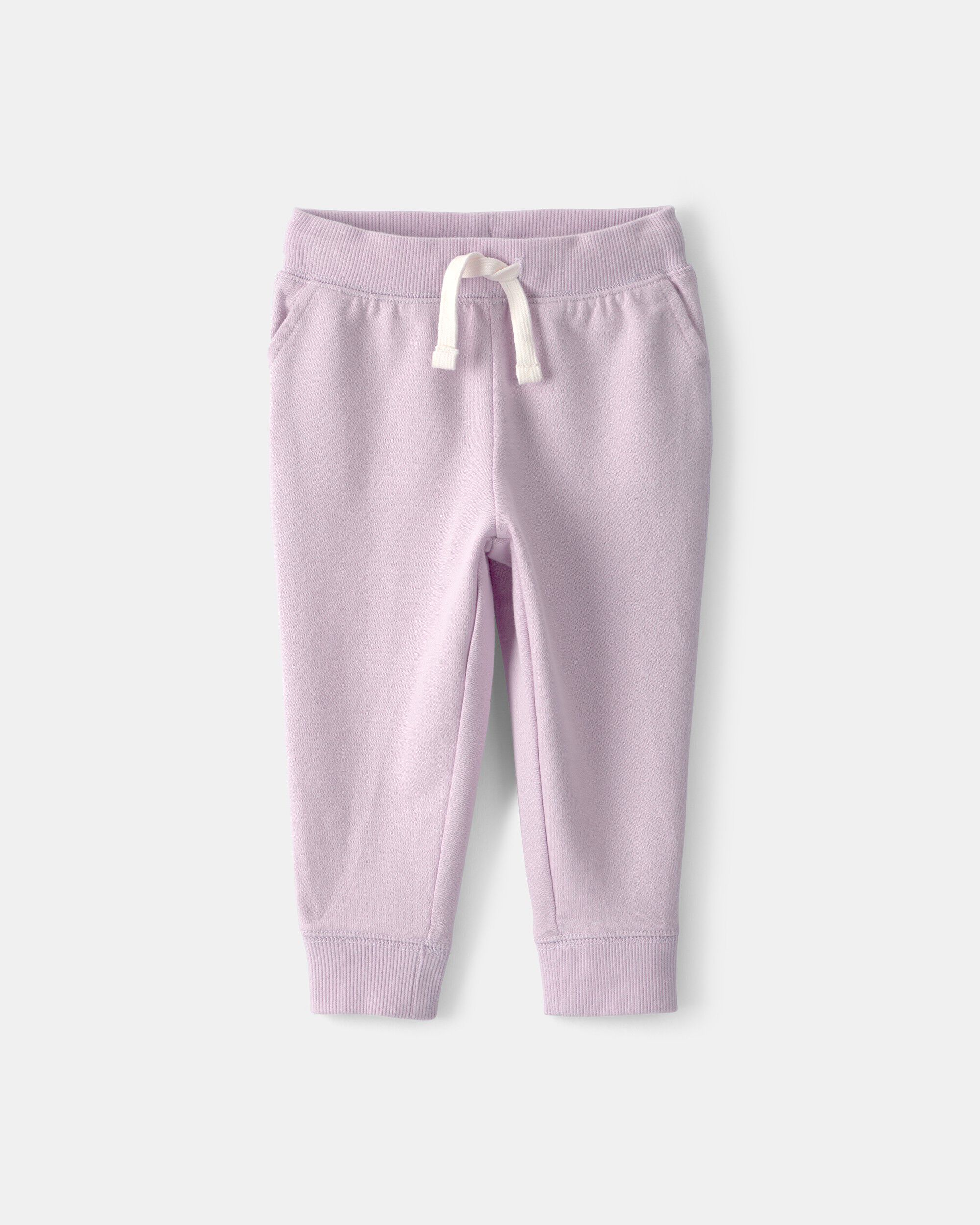 OshKosh B'gosh Baby Girl Drawstring Knit Joggers 12M Purple
