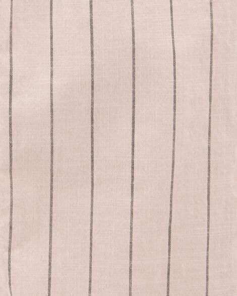  Product image 3 of Baby Striped Pull-On Cotton Pants - Tan