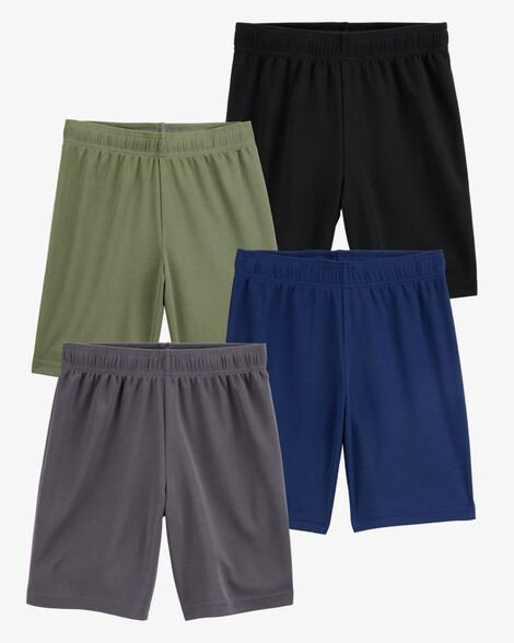  Product image 1 of Kid 4-Pack Active Mesh Shorts