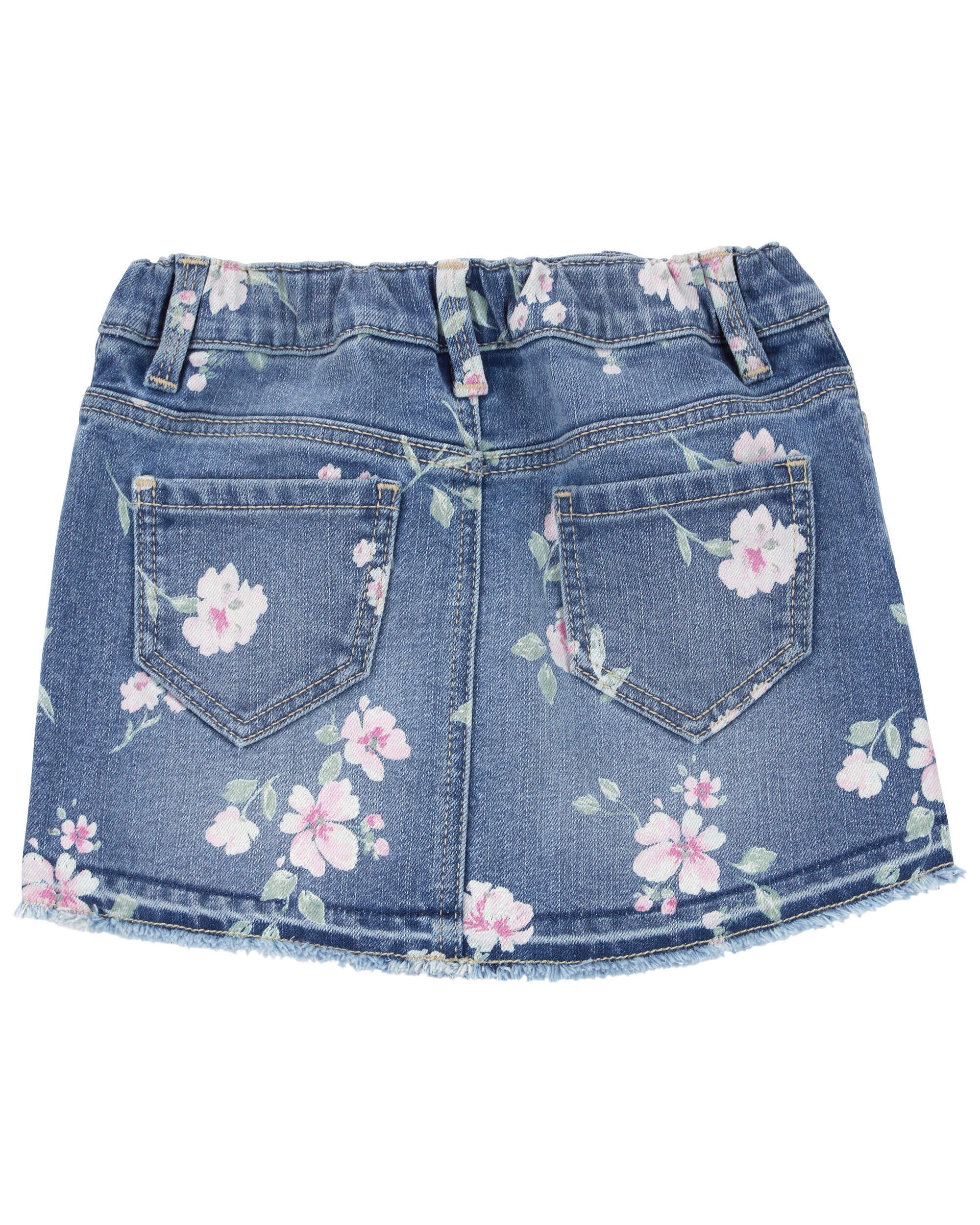 Toddler Floral Print Iconic Denim Skirt OshKosh Carter s
