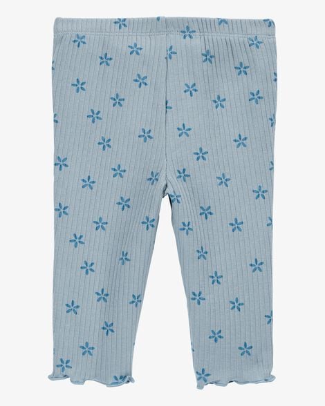 Product image 2 of Baby Floral Pull-On Ribbed Pants