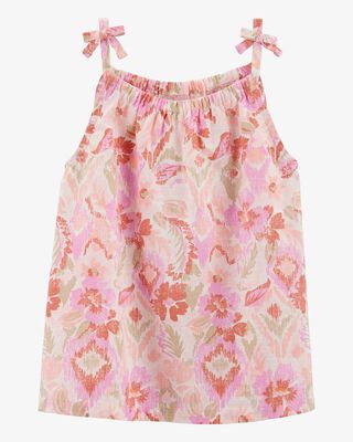 Product image 1 of Toddler Floral Print Tank - Pink