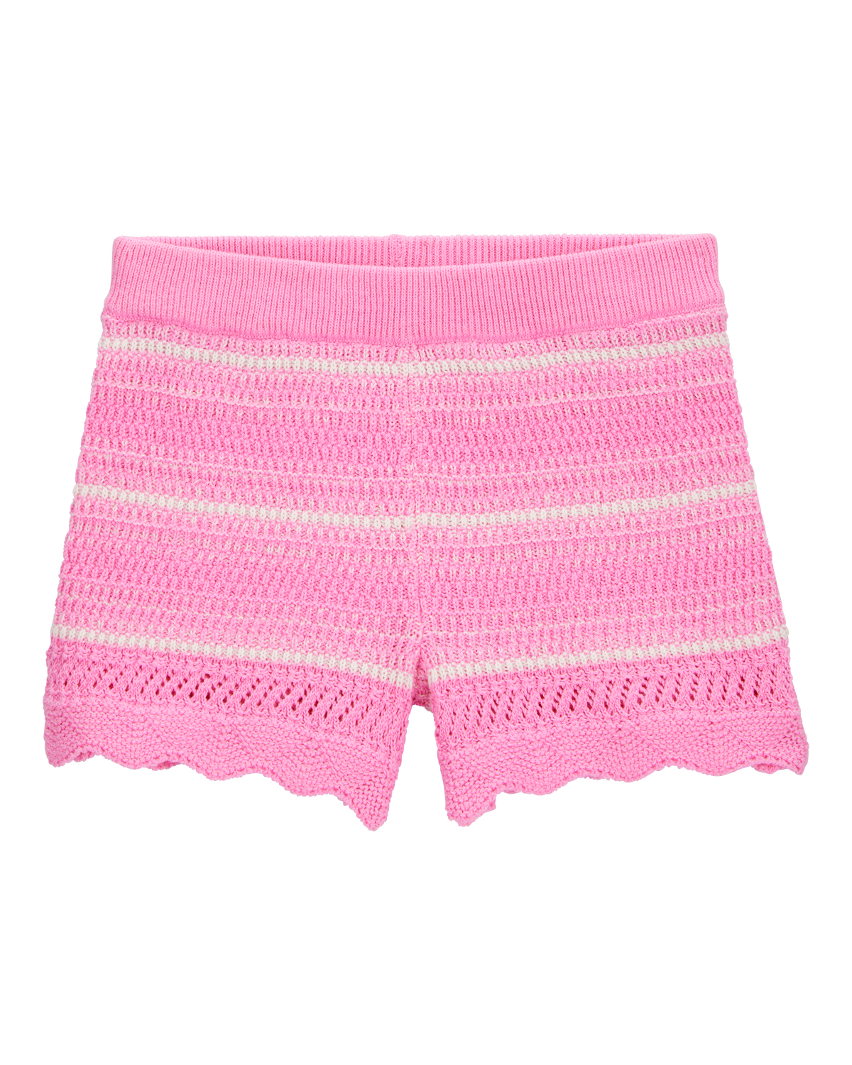Toddler Striped Crotchet Knit Shorts - Pink - OshKosh | Carter's