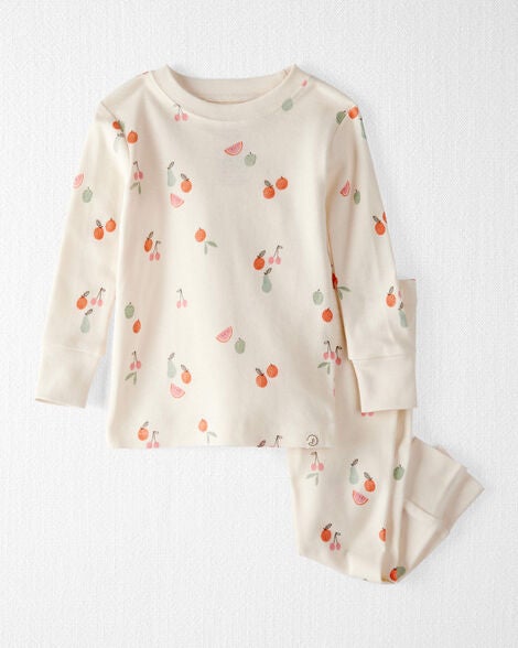  Product image 1 of Baby Fruit Print Organic Cotton 2-Piece Pajamas