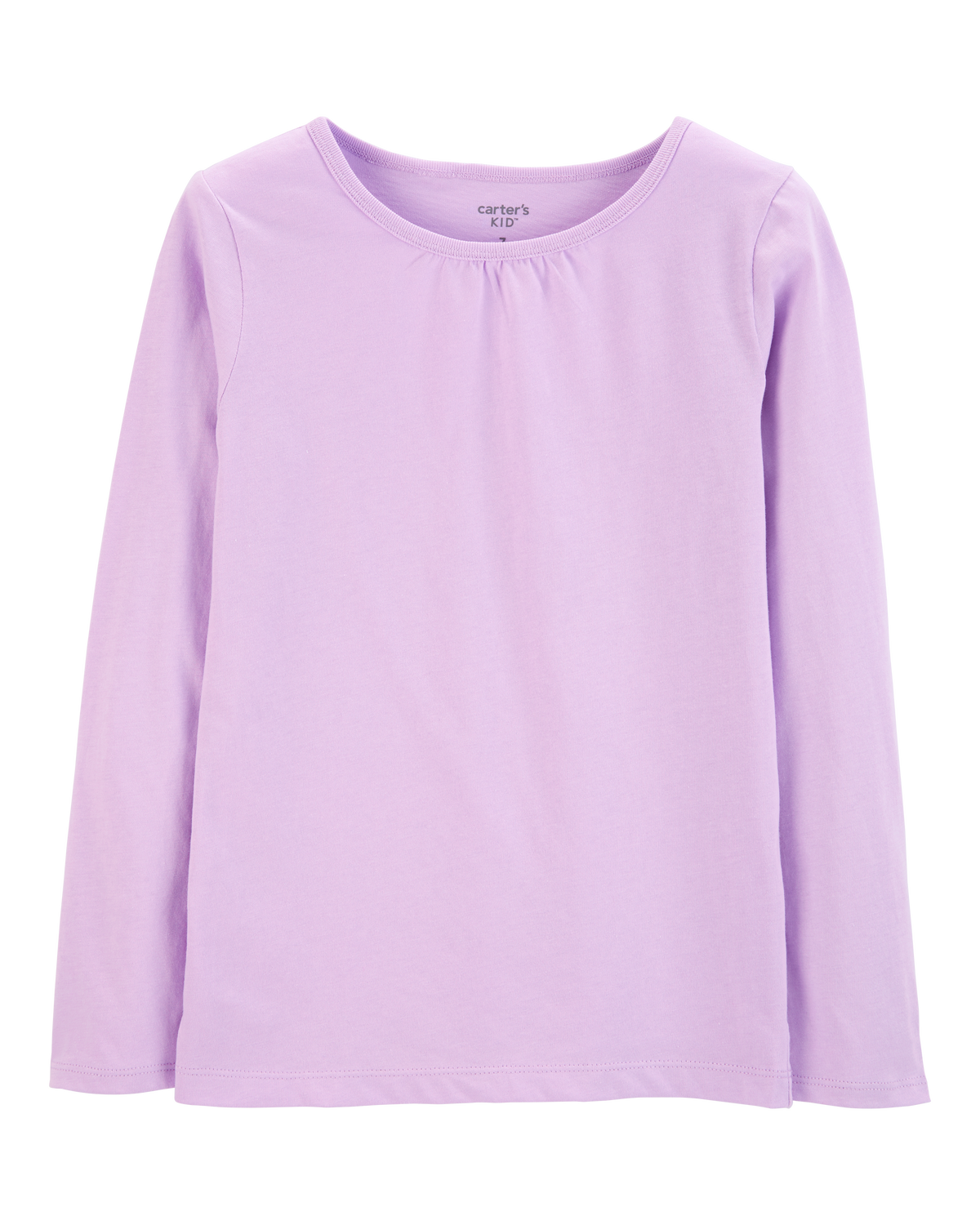 Kid Long-Sleeve Cotton Tee - Carter's | Carter's