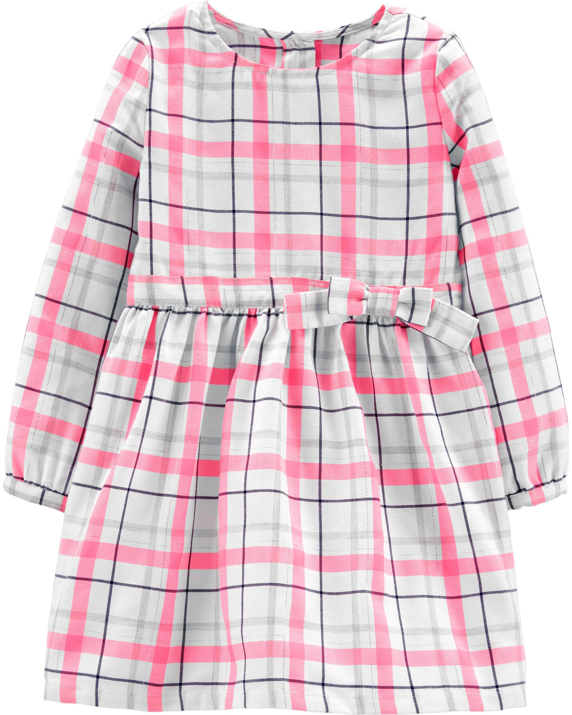 Carters plaid twill dress clearance