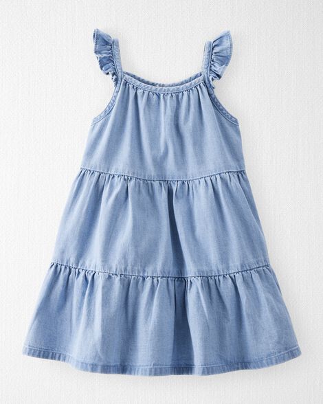  Product image 1 of Toddler Organic Cotton Chambray Dress