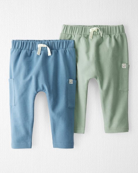 Product image 1 of Baby 2-Pack Organic Cotton French Terry Joggers