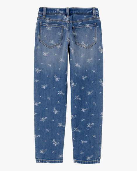 Product image 2 of Kid Floral Print Iconic Denim Mom Jeans