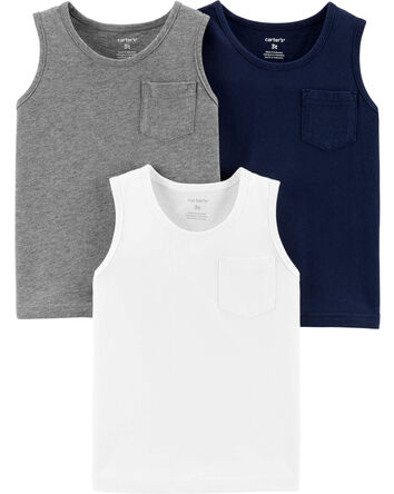 Baby 3-Pack Jersey Tanks