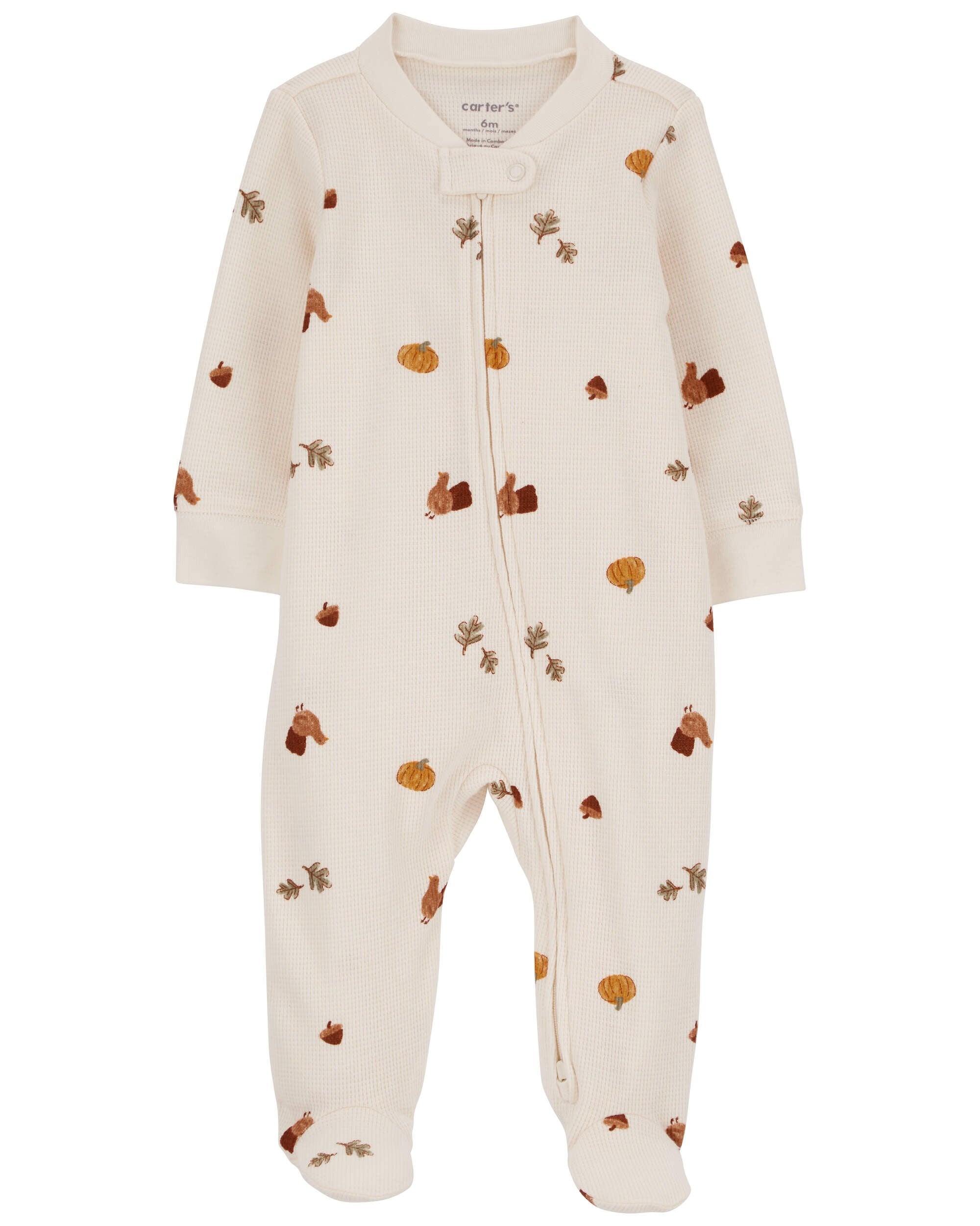 Baby thanksgiving pajamas sales