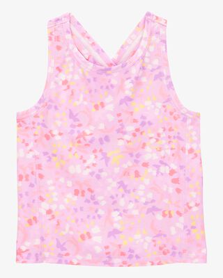 Product image 1 of Kid Floral Active Racerback Tank - Purple
