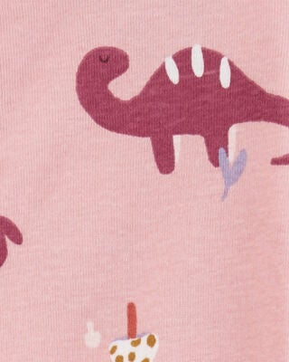 Product image 2 of Toddler 1-Piece Dinosaur 100% Snug Fit Cotton Footie Pajamas