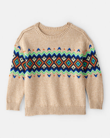 toddler boy sweater - tan