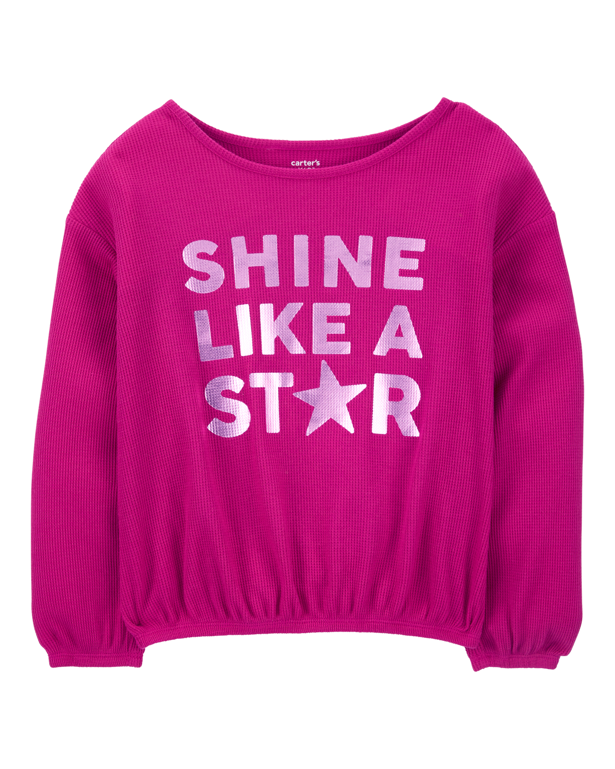 Kid Shine Like A Star Metallic Thermal Top