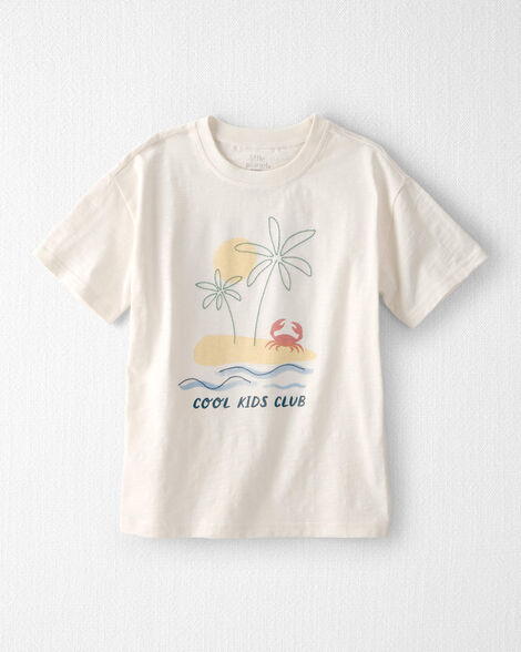 Kids Organic Cotton 'Cool Kids Club' Tee