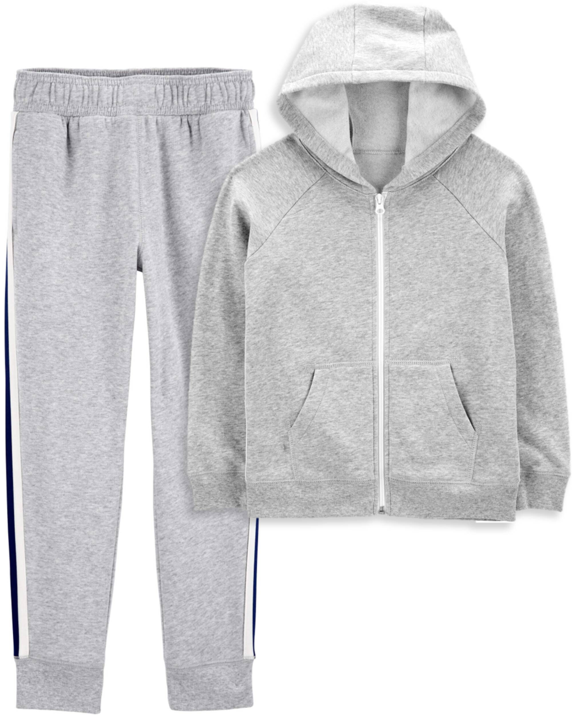 Fleece hoodie and pants set new arrivals