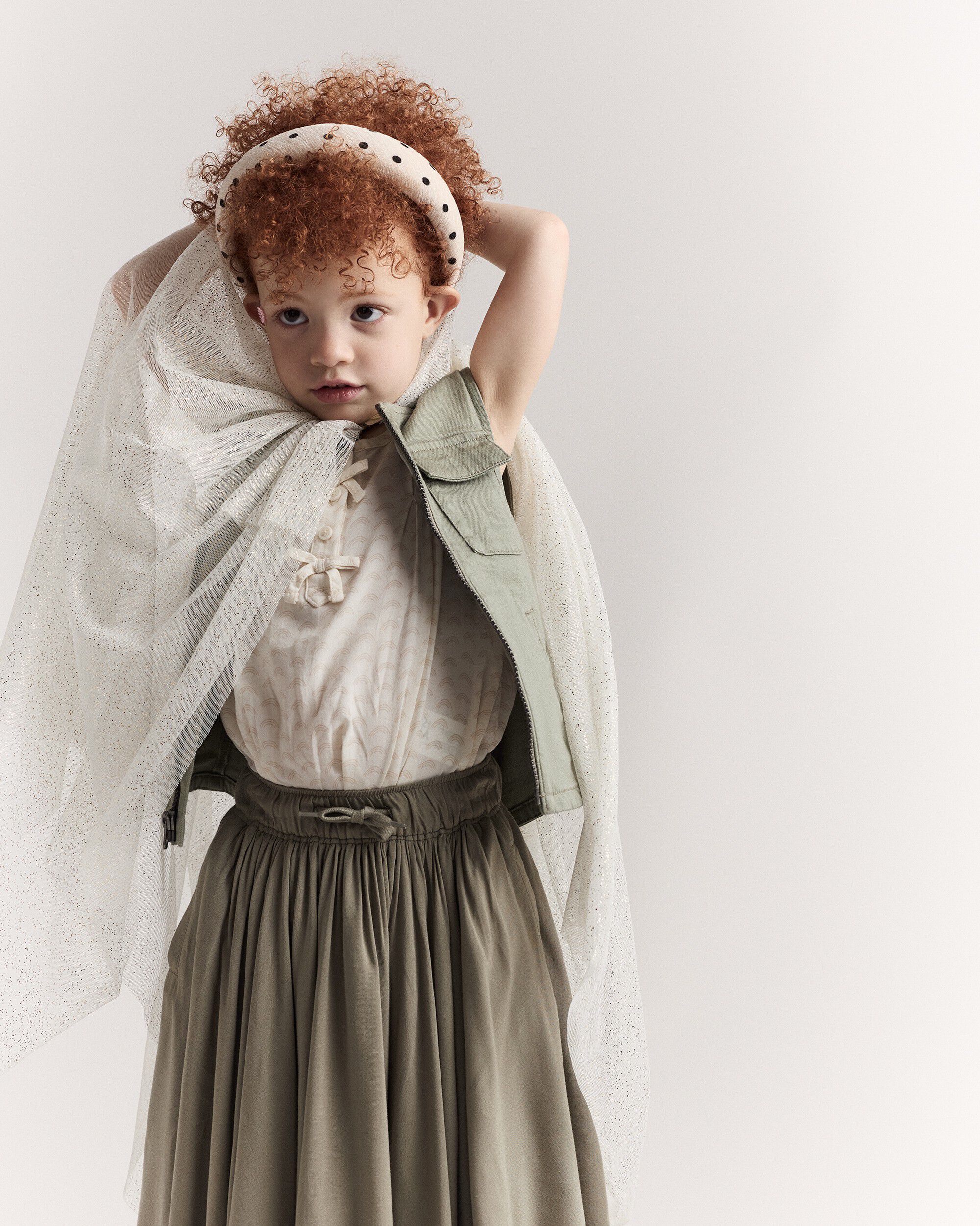 Toddler Girl Confetti Dress Up Cape