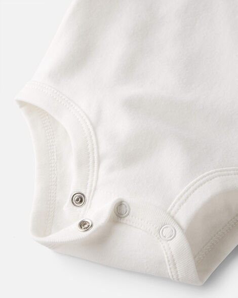 Product image 2 of Baby 3-Pack Organic Cotton Rib Bodysuits