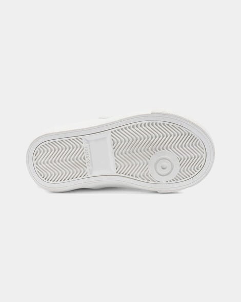 Toddler Girl Heart Print Casual Shoes - White/Black