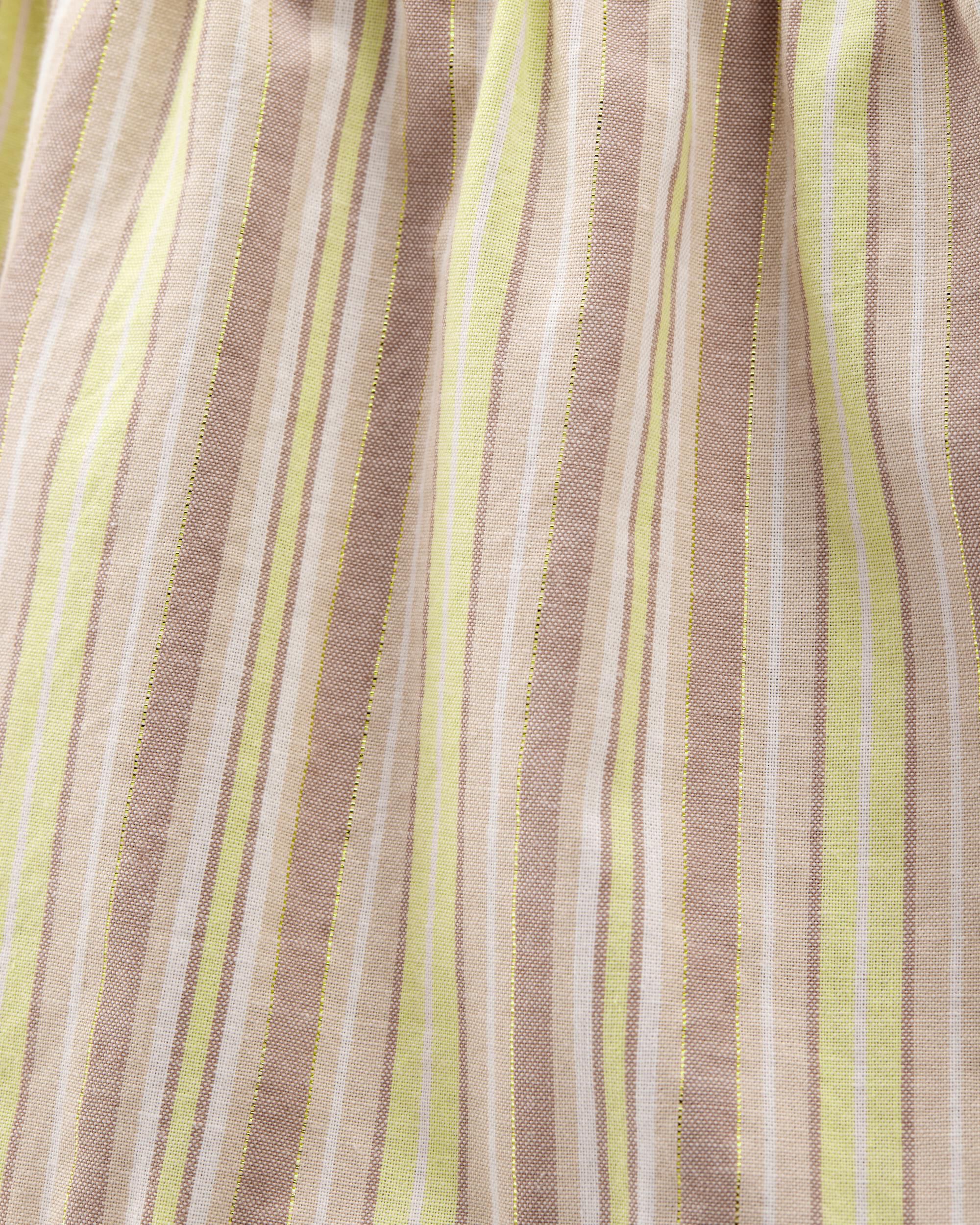 Kid Striped Woven Sleeveless Maxi Dress