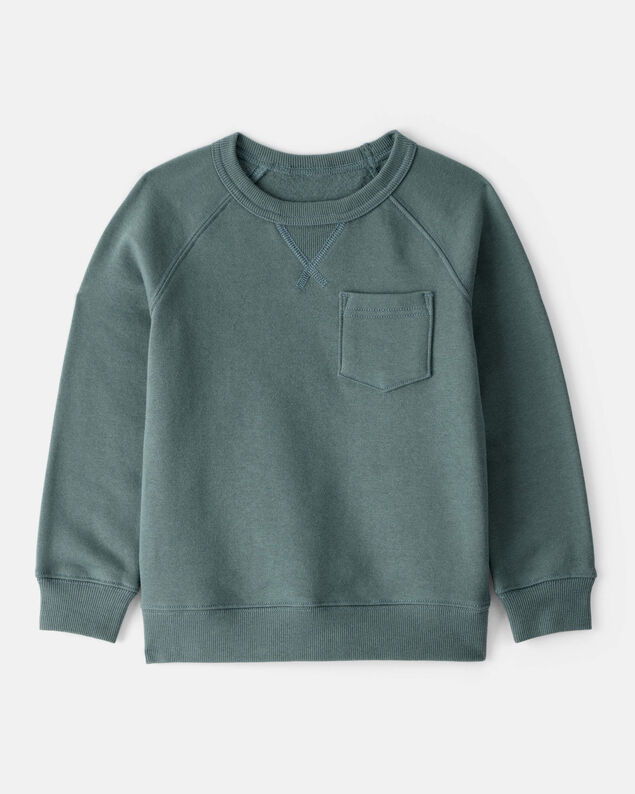 Product image 1 of Toddler Boy DayDream Fleece Long-Sleeve Sweatshirt - Green