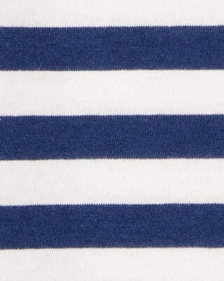 Product image 2 of Baby Striped Short-Sleeve Pocket Tee - Navy