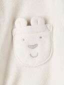 Riley White - Baby Sleep & Play Made with Recycled Microfleece Pajamas, Selected