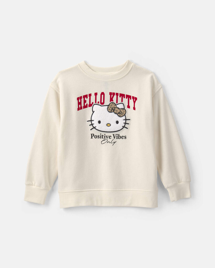 Carter's girls hello kitty® pullover sweatshirt 10 Cream