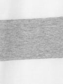 Grey/White - Kid Striped Jersey Henley, Selected
