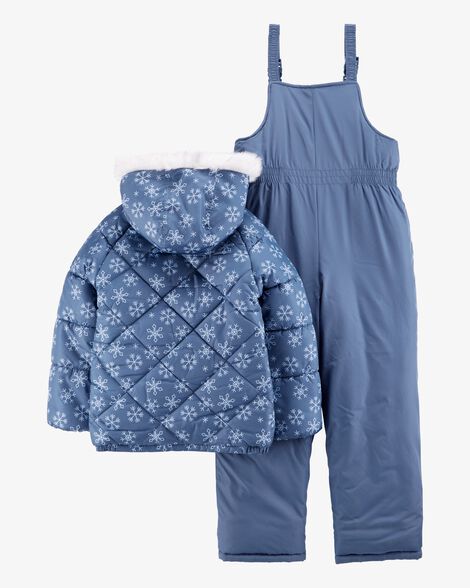 Osh Kosh Girls 2-Tone 2-Piece Snowsuit main image 0