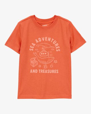 Product image 1 of Toddler Sea Adventures Short-Sleeve Graphic Tee - Orange
