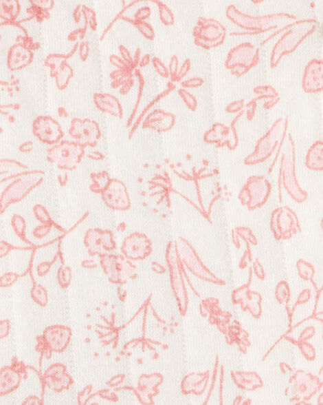  Product image 4 of Baby 3-Piece Floral Little Vest Set - Pink
