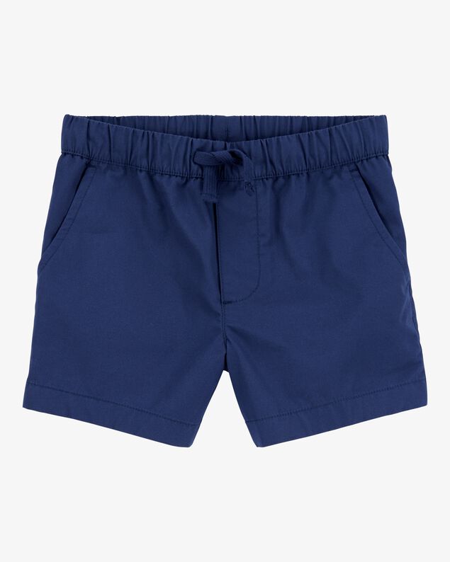 Product image 1 of Baby Pull-On Poplin Shorts - Navy