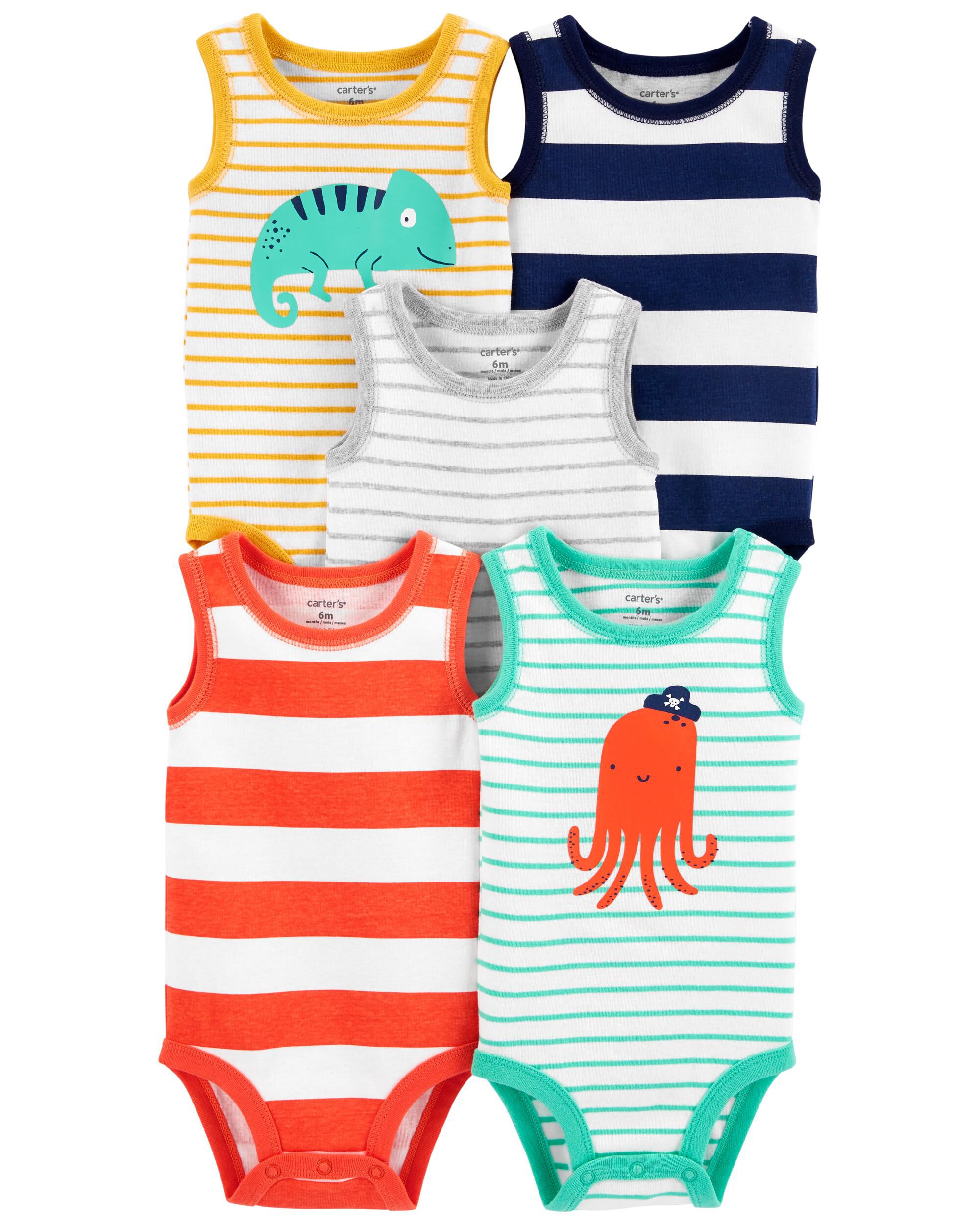 5-Pack Tank Bodysuits