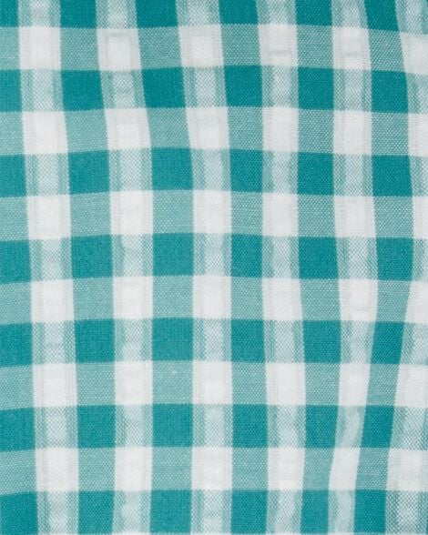 Product image 2 of Baby Girl Gingham Tank Romper - Green