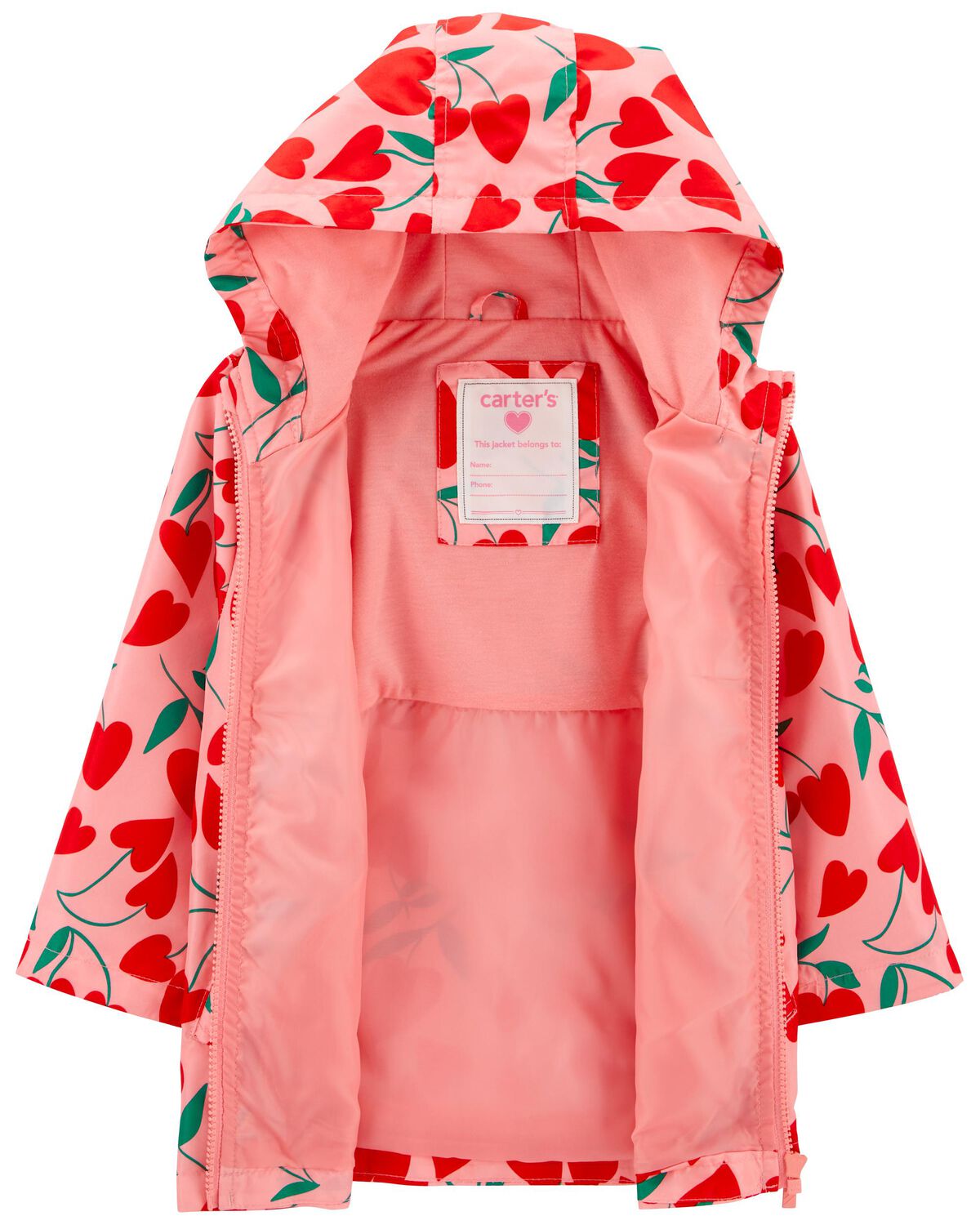 3t Rain Jacket Girls Carter's Jackets Coats Raincoat