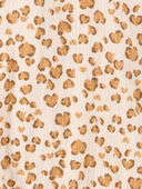 Brown - Kid 2-Piece Leopard Print Short Set - Brown, Selected