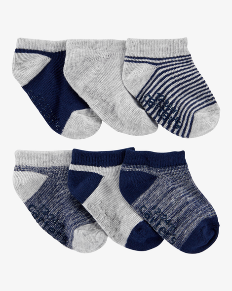 toddler 6-pack no-show socks